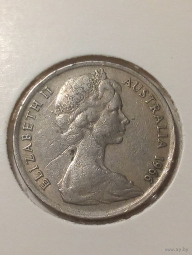 10 центов Австралия  1966 год
