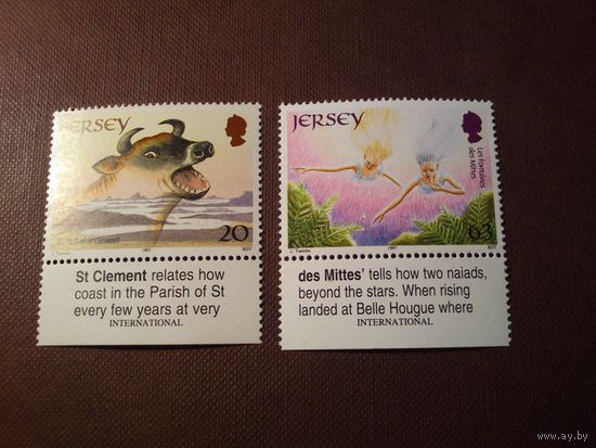 Великобритания 1997 г.Остров Джерси .Мудрецы и легенды (Европа C.E.P.T. 1997).