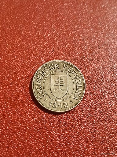 Словакия, 1 крона 1942.