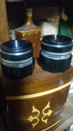 Обьективы  Mikar s Amar s триплет 2.8/78.