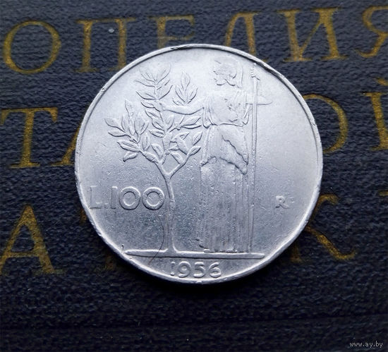 100 лир 1956 Италия #02