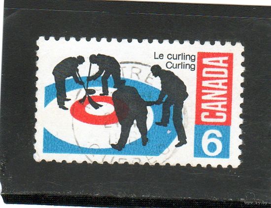 Канада.Ми-432.Зимние виды спорта.Кёрлинг.1969.