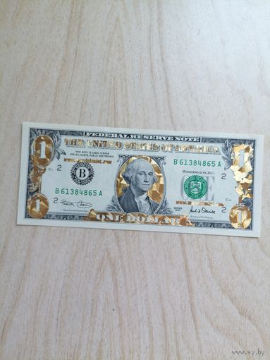 "Золотой доллар" США 2001 г UNC