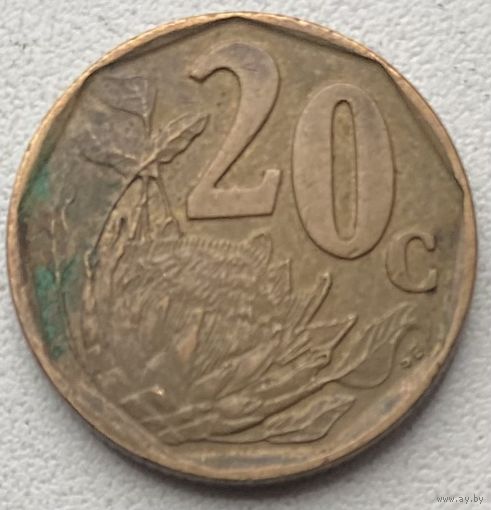 ЮАР 20 центов 1996 г.