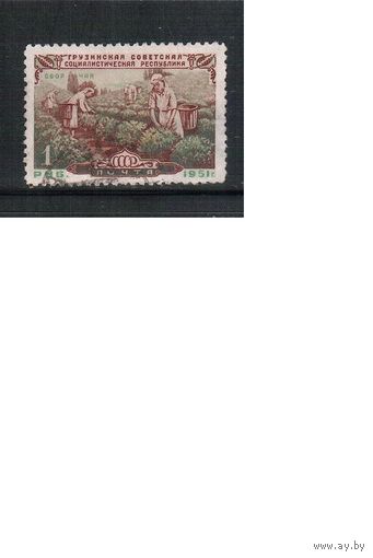 СССР-1951, (Заг.1516) , гаш. , Грузинская ССР