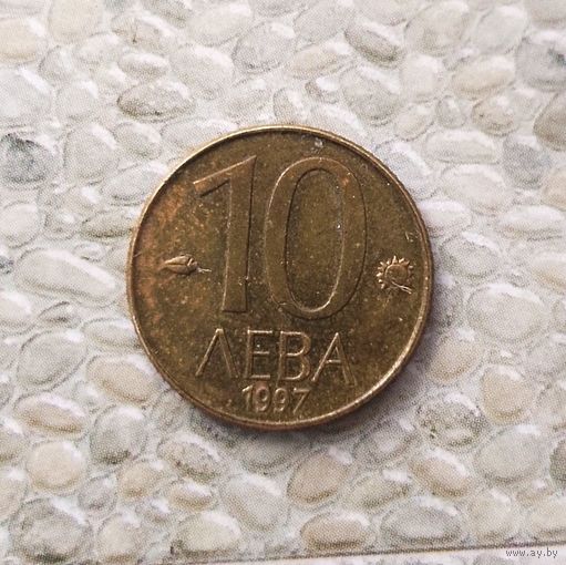 10 левов 1997 года Болгария. Республика Болгария. Родная патина! Единственная на аукционе!