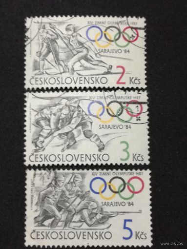 Чехословакия 1984. Зимние Олимпийские игры. Полная серия