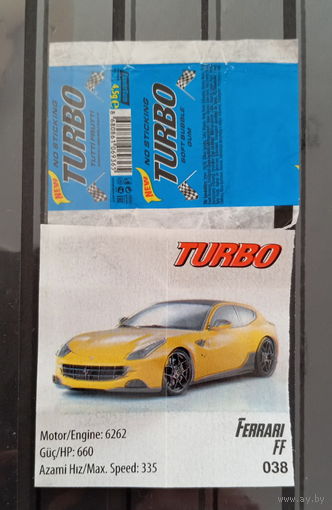 ВКЛАДЫШ И ОБЁРТКА turbo no sticking 2025 г ТУРЦИЯ