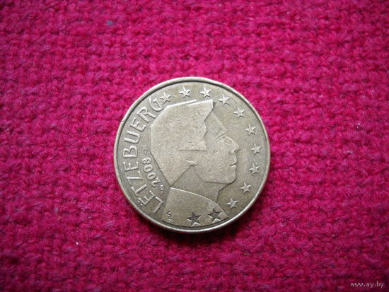 Люксембург 50 евроцентов 2008 г.