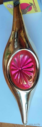 Елочная игрушка СССР. Сосулька-прожектор (1)