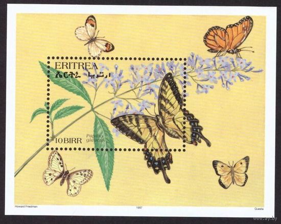 1997 Эритрея 140/B3 Бабочки 6,00 евро