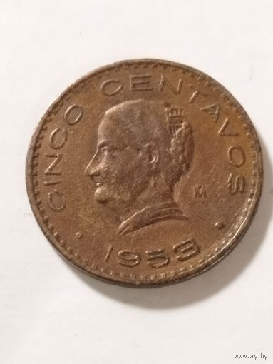 Мексика 5 сентаво 1953