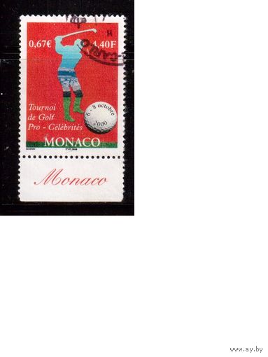 Монако-2000(Мих.2505) , гаш.,  Спорт , Гольф(1)