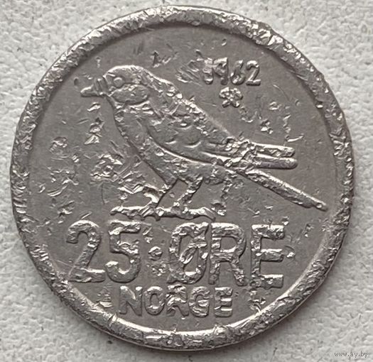 Норвегия 25 эре 1962 г.
