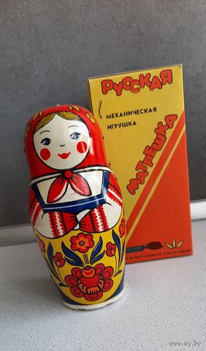 Игрушка механическая РУССКАЯ МАТРЁШКА СССР