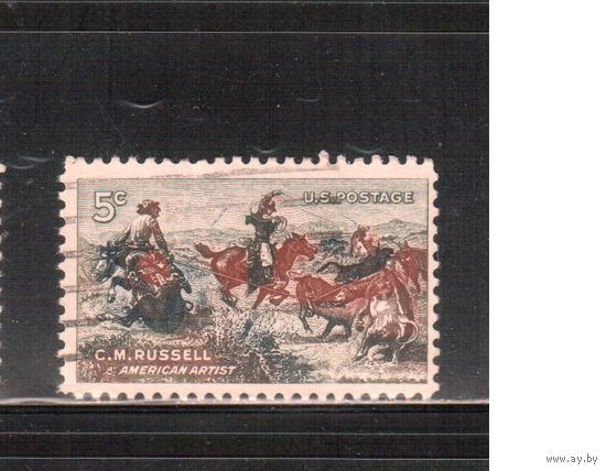 США-1964, (Мих.856) , гаш.,Живопись(одиночка),