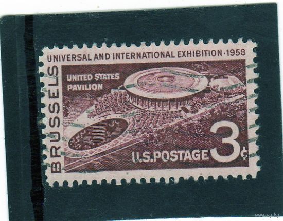 США. Ми-724. Американский павильон.Международная выставка.Брюссель.1958.