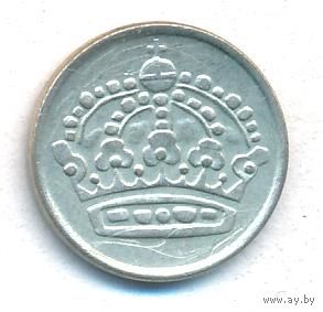 Швеция 10 эре 1961 года Ag _состояние VF