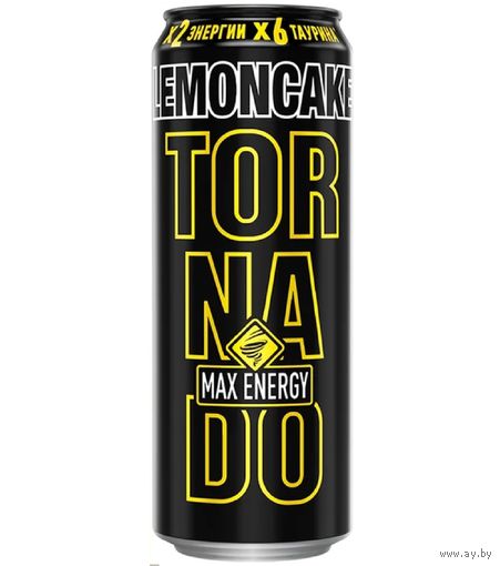 Банка от энергетика TORNADO LEMONCAKE MAX ENERGY 450мл 2026.05.21 (ОБМЕН/ПРОДАЖА/ТОРГ) 1лот=1шт