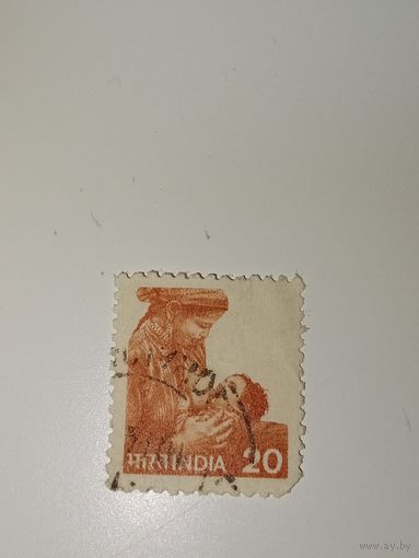 Индия 1981 Портрет Махатмы Ганди.