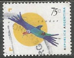 Аргентина. Птицы. Андский кондор. 1995г. Mi#2248.