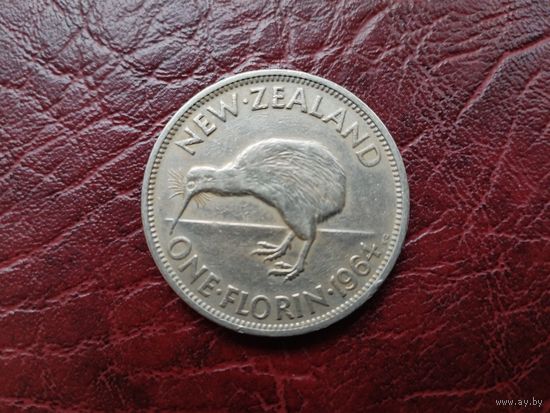 1 флорин Новая Зеландия 1964 г.