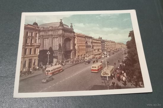 Почтовая карточка "Ленинград. Вид на Невский"1959г. фото И.Б.Голанд чистая