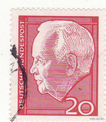Д-р х. к. Генрих Любке (1894-1972), 2nd Федеральный президент 1964 год