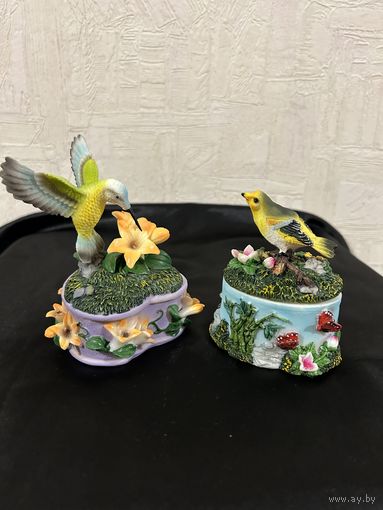 Шкатулки Птицы Птички Подарок Сувенир