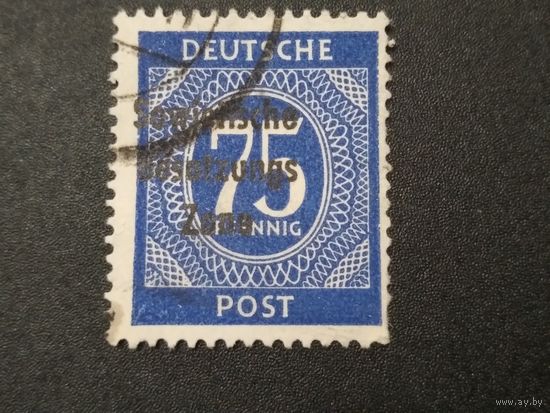 Надпечатка Советская зона. 1948 г.
