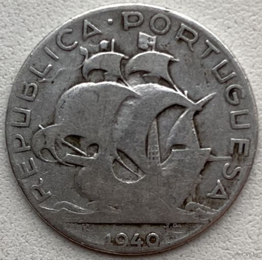 Португалия 2.5 эскудо 1940 г.