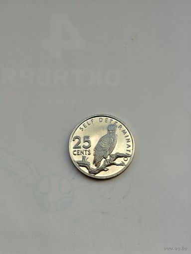 25 центов Гайана.