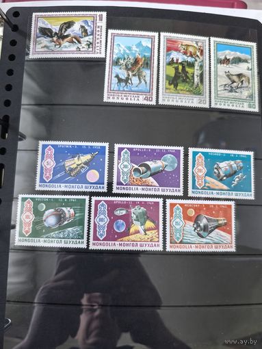Лот чистых марок Монголия 8