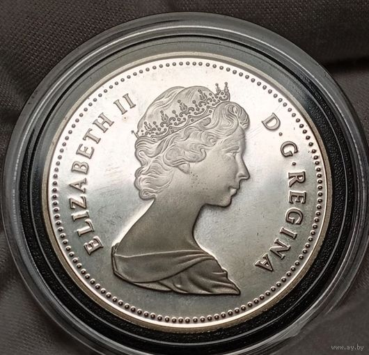 1 дол 1983 (великолепное серебро), Канада "XII Универсиада в Эдмонтоне"! Также смотрите другие лоты!