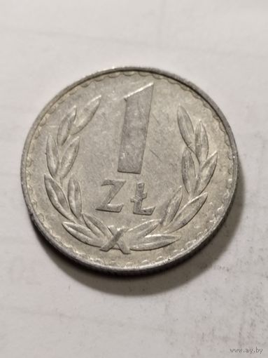Польша 1 злотый 1977