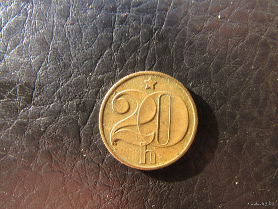ЧССР. 20 геллеров. 1982. С 20 копеек. Распродажа коллекции. Смотрите другие лоты.