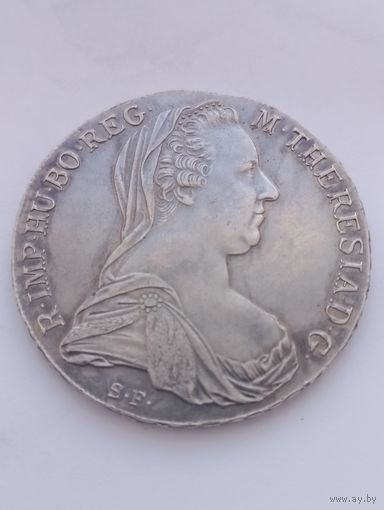 Талер Тереза, 1780 г, серебро.