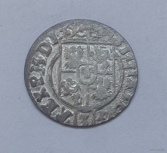 Россып Паўтаракаў!, 1624, Быдгощ. Маленький крест без знаков по бокам. Без обращения