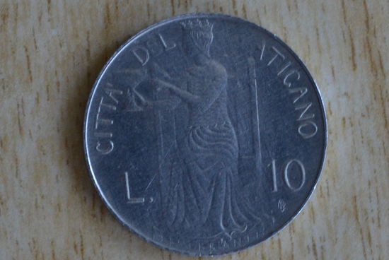 Ватикан 10 лир 1979