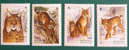 2000 WWF. Обыкновенная рысь (Lynx lynx)Беларусь