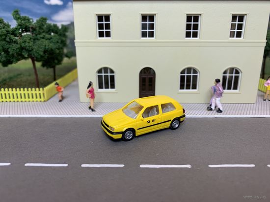 Volkswagen Golf 3 DBP. Масштаб HO 1:87.