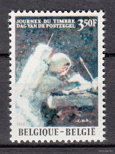 1972 Бельгия Космос Астронавт День почтовой марки 1677 п/с ** 0.20 евро