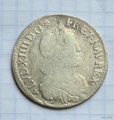 1/2 экю 1653 г.франция