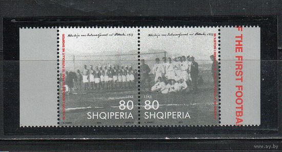 Албания-2003, (Мих.2949-2950),  ** , Спорт, Футбол,