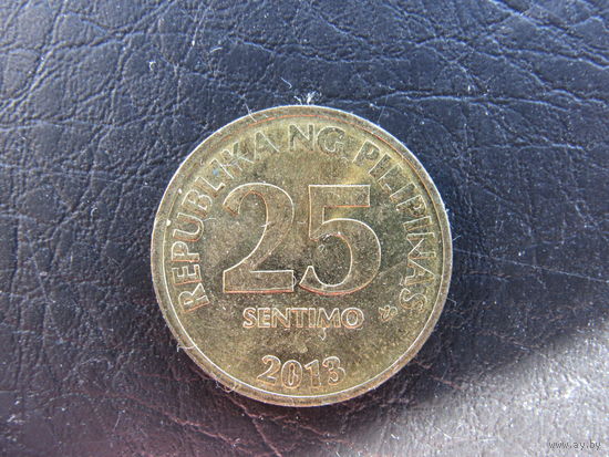Филиппины. 25 сентимо. 2013. С 20 копеек. Распродажа коллекции. Смотрите другие лоты.