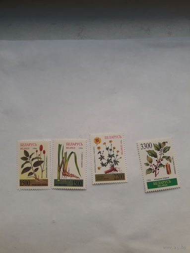 Марки Беларусь 1996 Лекарственные травы