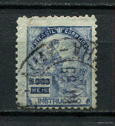 Бразилия - 1924/1925 - Аллегория 2000R - [Mi.268YA] - 1 марка. Гашеная.  (Лот 19DR)