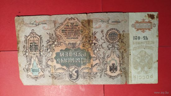 5000 рублей 1919. Ростов-на-Дону. С рубля. (31) Жизнеутверждающие.