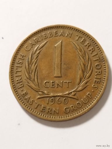 Британские Карибы 1 цент 1960