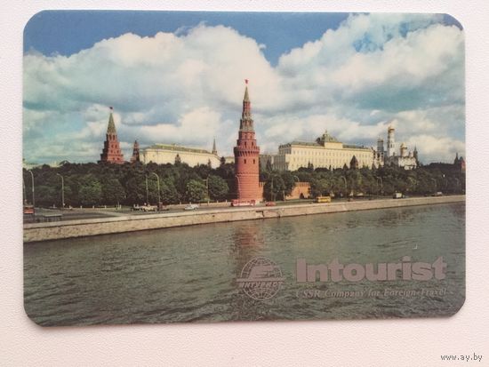 Календарик Интурист СССР 1987